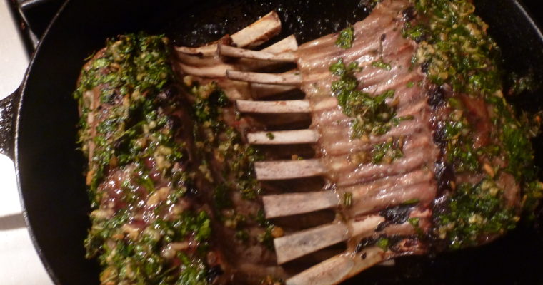 Garlic and Herb Rack of Lamb