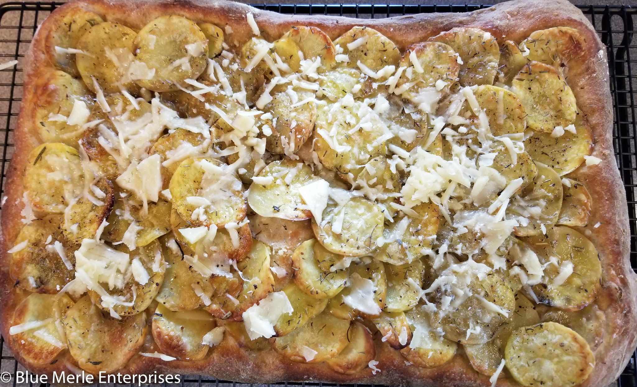 Potato focaccia, baking to stay tuned - asmallkitcheningenoa