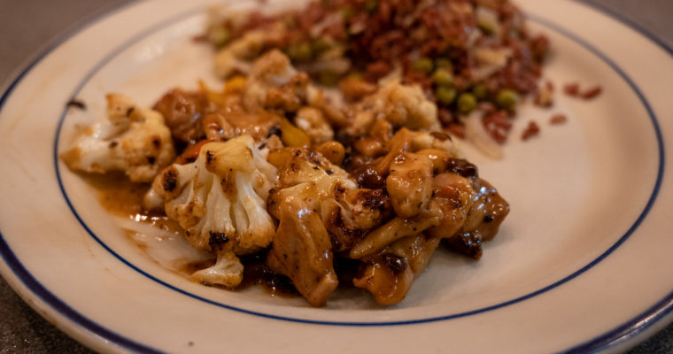 Cashew Chicken with Cauliflower